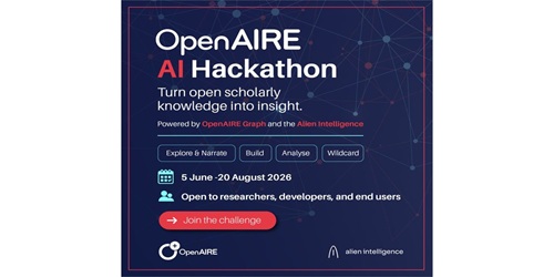 OpenAIRE y Alien Intelligence lanzan un hackatón internacional de ciencia abierta e inteligencia artificial