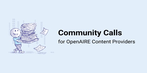 Join the 36th OpenAIRE Content Providers Community Call Join the 36th OpenAIRE Content Providers Community Call