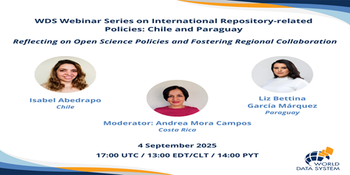 Taller del WDS sobre políticas de ciencia abierta en América Latina – Chile y Paraguay