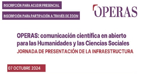 OPERAS: comunicación científica en abierto para las humanidades y las ciencias sociales OPERAS: comunicación científica en abierto para las humanidades y las ciencias sociales