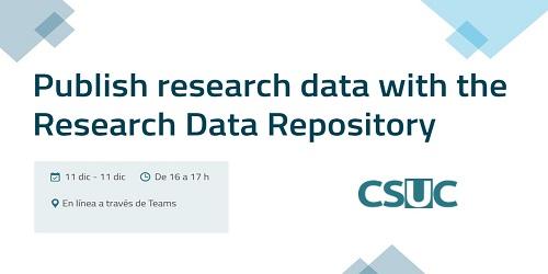 Publish research data with the Research Data Repository Publish research data with the Research Data Repository