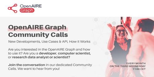 OpenAIRE Graph Community Call OpenAIRE Graph Community Call
