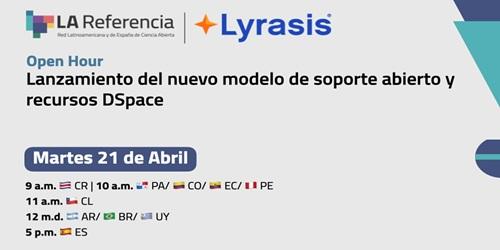 Open Hour: Lanzamiento del nuevo modelo de soporte abierto y recursos DSpace