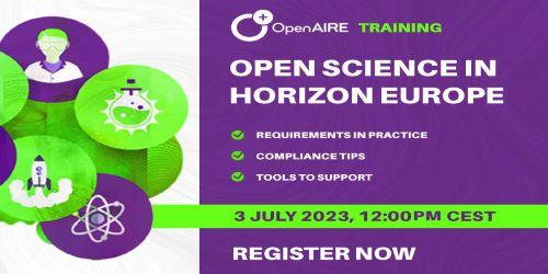 Horizon Europe Open Science requirements in practice