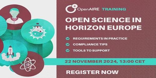 Horizon Europe Open Science requirements in practice Horizon Europe Open Science requirements in practice