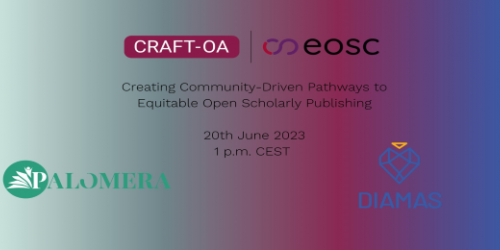 WEBINAR: CRAFT-OA, DIAMAS, and PALOMERA WEBINAR: CRAFT-OA, DIAMAS, and PALOMERA