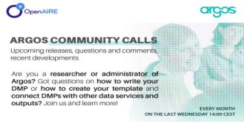 ARGOS Community Calls ARGOS Community Calls