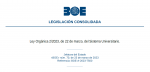 Ley Orgánica 2/2023, de 22 de marzo, del Sistema Universitario Ley Orgánica 2/2023, de 22 de marzo, del Sistema Universitario