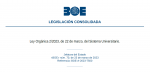 Ley Orgánica 2/2023, de 22 de marzo, del Sistema Universitario